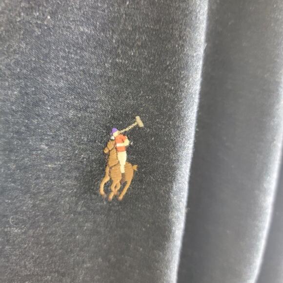 Polo Ralph Lauren Mens Flesh Pony Logo Longsleeve Polo Shirt Black size Tall 4XL - Picture 5 of 11